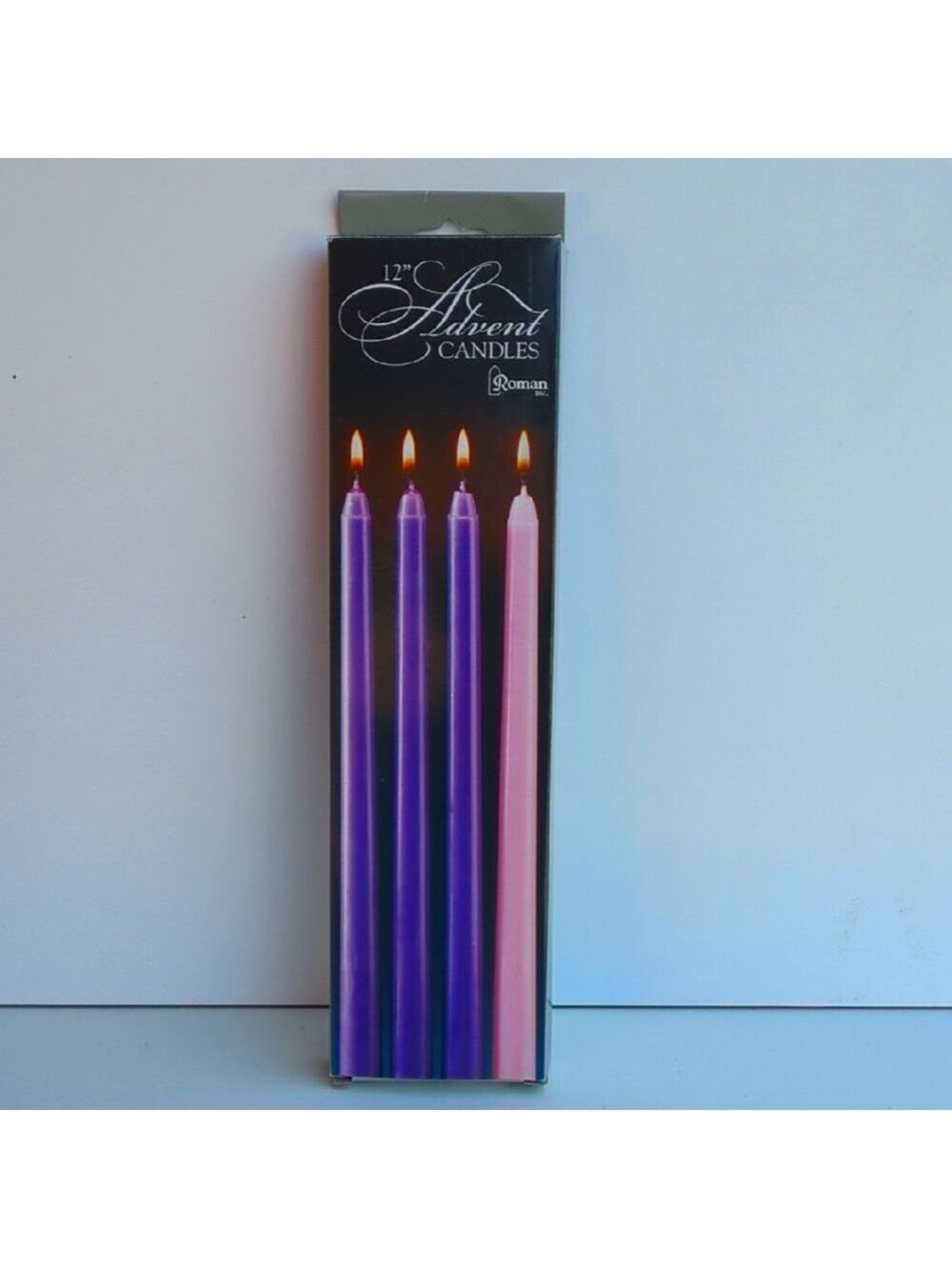 ❤️ Advent Candles 12" 4-pack Pink Purple Roman Inc.